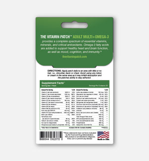 Adult Multi + Omega-3 Patch - The Vitamin Patch