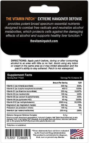 Extreme Hangover Defense Patch Wholesale Case - The Vitamin Patch